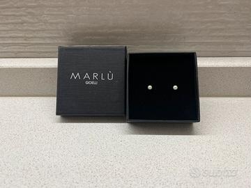 Orecchini di perle bianche Marlù nuovi con scatola