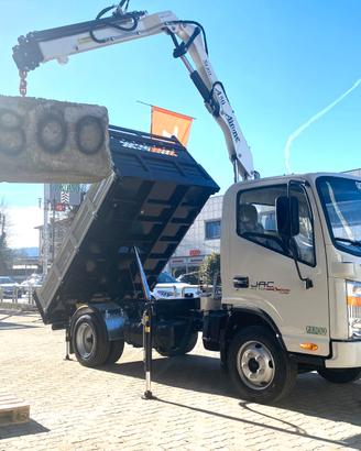 TRANSPORTER OPERATRICE DURSO JAC 65 con GRU AIRONE