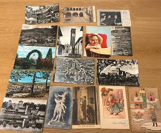 16 cartoline vintage anni 50 - 60 – 70