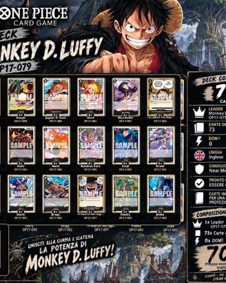 Deck Luffy Elbah/Straw Hat Crew/ Four Emperors ENG