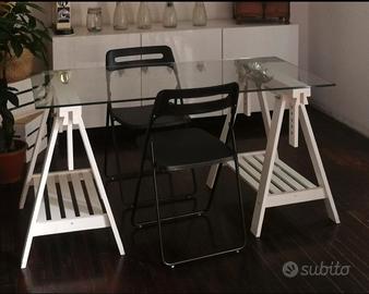 tavolo vetro mittback ikea