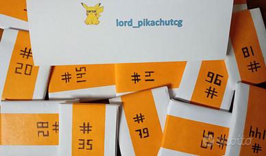 Lotto pokemon riservato a Valerio n°98 pacchetti