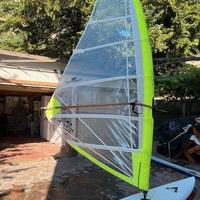 windsurf completo 2,8 mt vela 5,7 mt