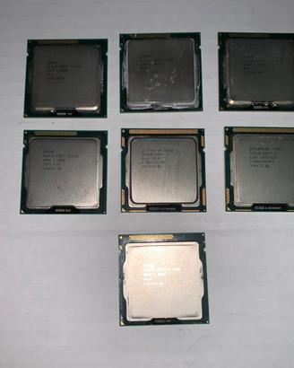 Lotto 7 Cpu Intel Core i3, i5