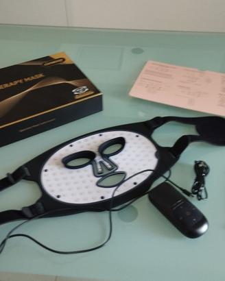 maschera led per il viso