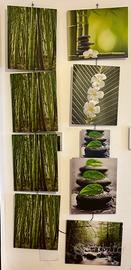 totale  9 quadri stampa su tela 50 x 40 totale 25€