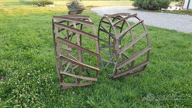 Ruote gabbia x trattore