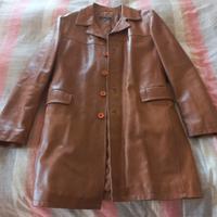 Giacca lunga in vera pelle Masterpelle taglia L