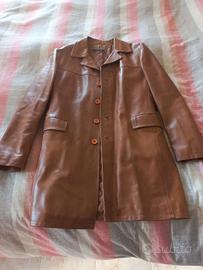 Giacca lunga in vera pelle Masterpelle taglia L
