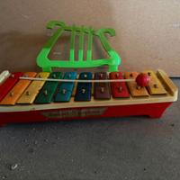 Xilofono giocattolo vintage anni 70