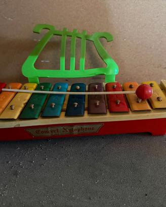 Xilofono giocattolo vintage anni 70