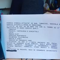 Attivita commerciale bar tabacchi