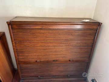 Mobile schedario/credenza in legno