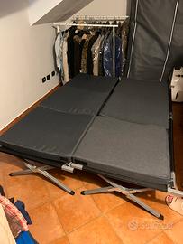 Materasso pieghevole 140x200 cm, altezza 8 cm,