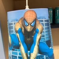 Lampadario a tamburo spiderman