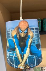 Lampadario a tamburo spiderman