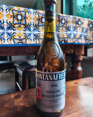 Fontanafredda Riesling oltrepò Pavese 1986