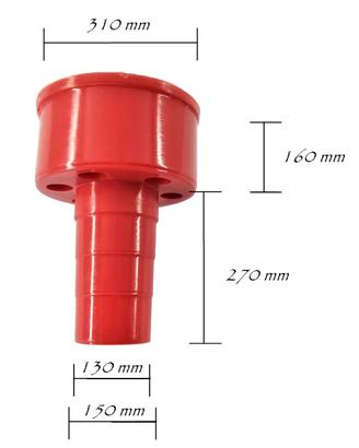 25 filtri per gomma di travasatori del vino