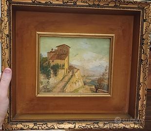Quadro antico 800 1800 Macchiaiolo Toscana dipinto