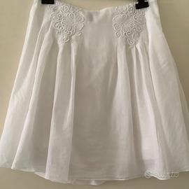 Gonna bianca Stile Benetton