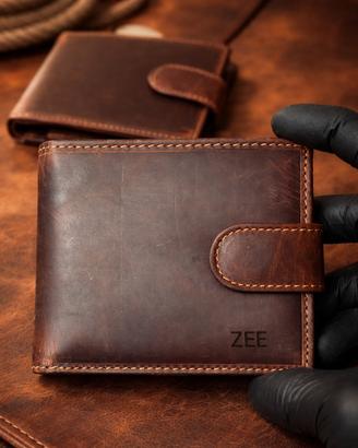 Portafoglio in pelle personalizzato, per lui