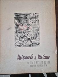 Brochure cinema  De Sica Miracolo a Milano 1951