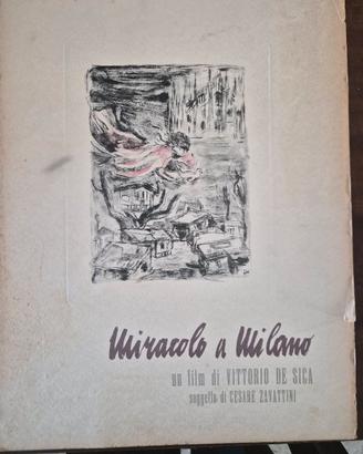 Brochure cinema  De Sica Miracolo a Milano 1951