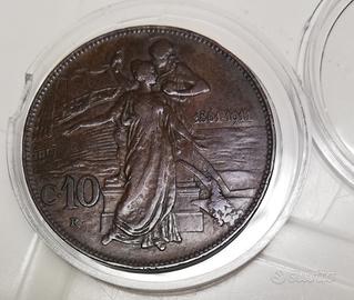 10 Centesimi 1911 Cinquantenario - Regno d'Italia-