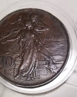 10 Centesimi 1911 Cinquantenario - Regno d'Italia-