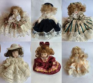 BAMBOLE BAMBOLINE PORCELLANA capodimonte collezion