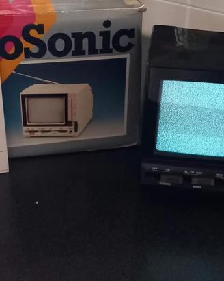 Mini TV Vintage CRT B/N Audiosonic TC 940-1