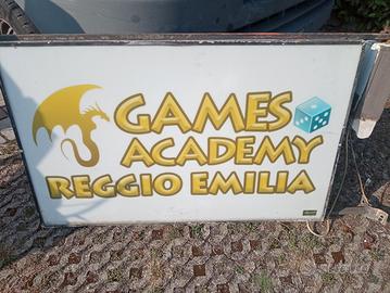 insegna vintage sala giochi