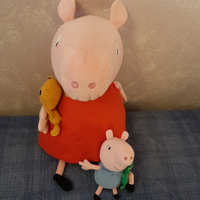 Peluche Peppa pig e George
