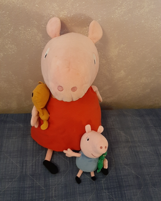 Peluche Peppa pig e George