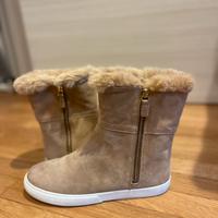 Ralph Lauren stivaletti scarpe ankle boots beige40