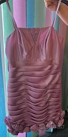 Abito da cerimonia rosa donna