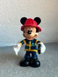 Topolino Pompiere Disney Semi Mobile in Plastica