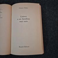Oriana Fallaci - Lettera a un bambino mai nato