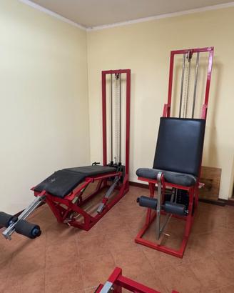Macchine palestra gambe leg extension/curl