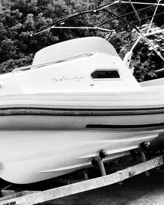 Belluga perondi gommone cabinato 19 piedi