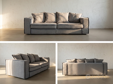 Divano in Cotone e Piume – Stile Moderno e Comfort