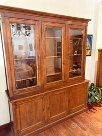Cristalliera/credenza in ciliegio