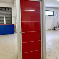 Porta colore rosso lucido cm 80 x 210