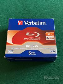 Verbatim Blu Ray Disc RE 50 GB (a 9 euro l’uno)