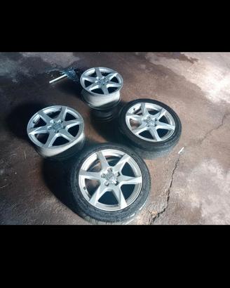 cerchi in lega audi originali 17"
