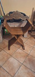 sedia legno antica
