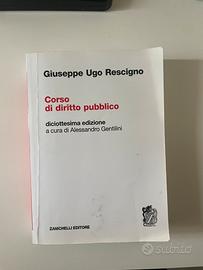 Libro “Corso di diritto pubblico”