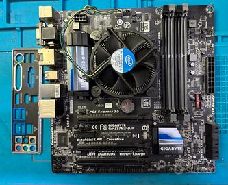 MOTHERBOARD GA-Z87MX-D3H+I5 4670K+CORSAIR DDR3 16G
