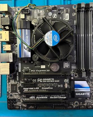 MOTHERBOARD GA-Z87MX-D3H+I5 4670K+CORSAIR DDR3 16G