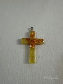 Ciondolo artigianale croce